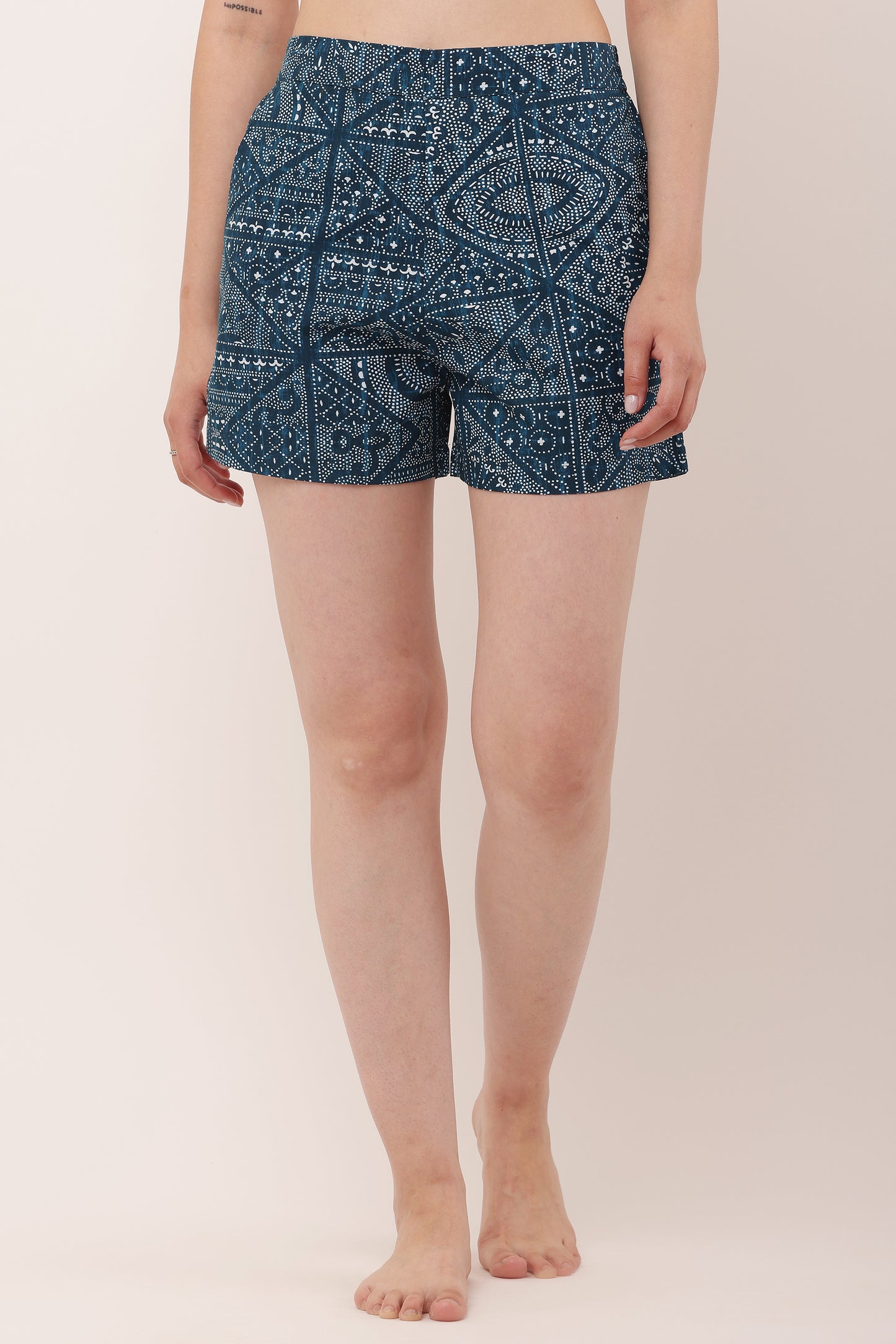 Women shorts white dots print | Gwadi's